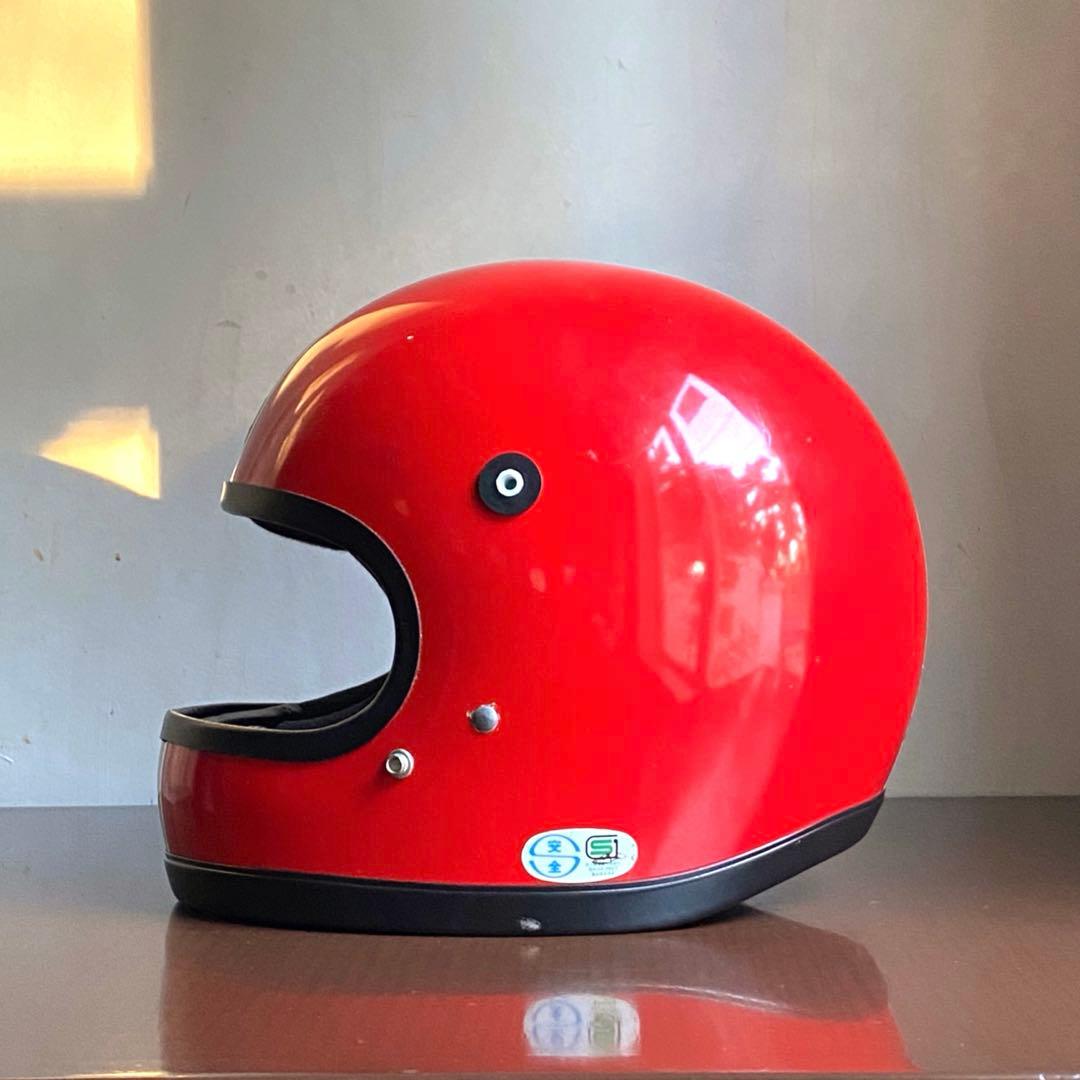 HONDA 族ヘル 目深加工 リペア済み 未使用 ビンテージヘルメット