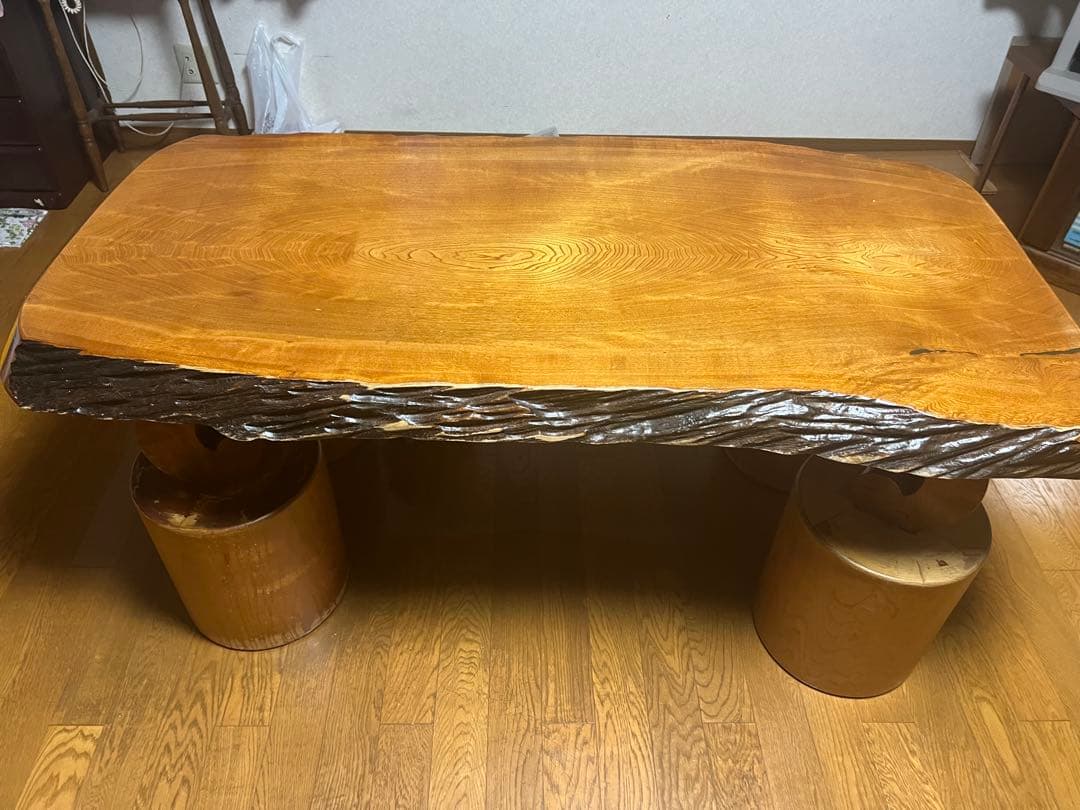 無垢材ローテーブル 手作り 自然な木目　shota専用