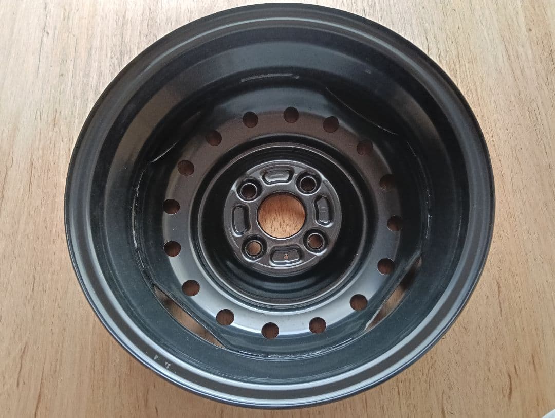 送料無料です//ワゴンRスマイル純正ホイールX4本、ホイールキャップX4、ナット