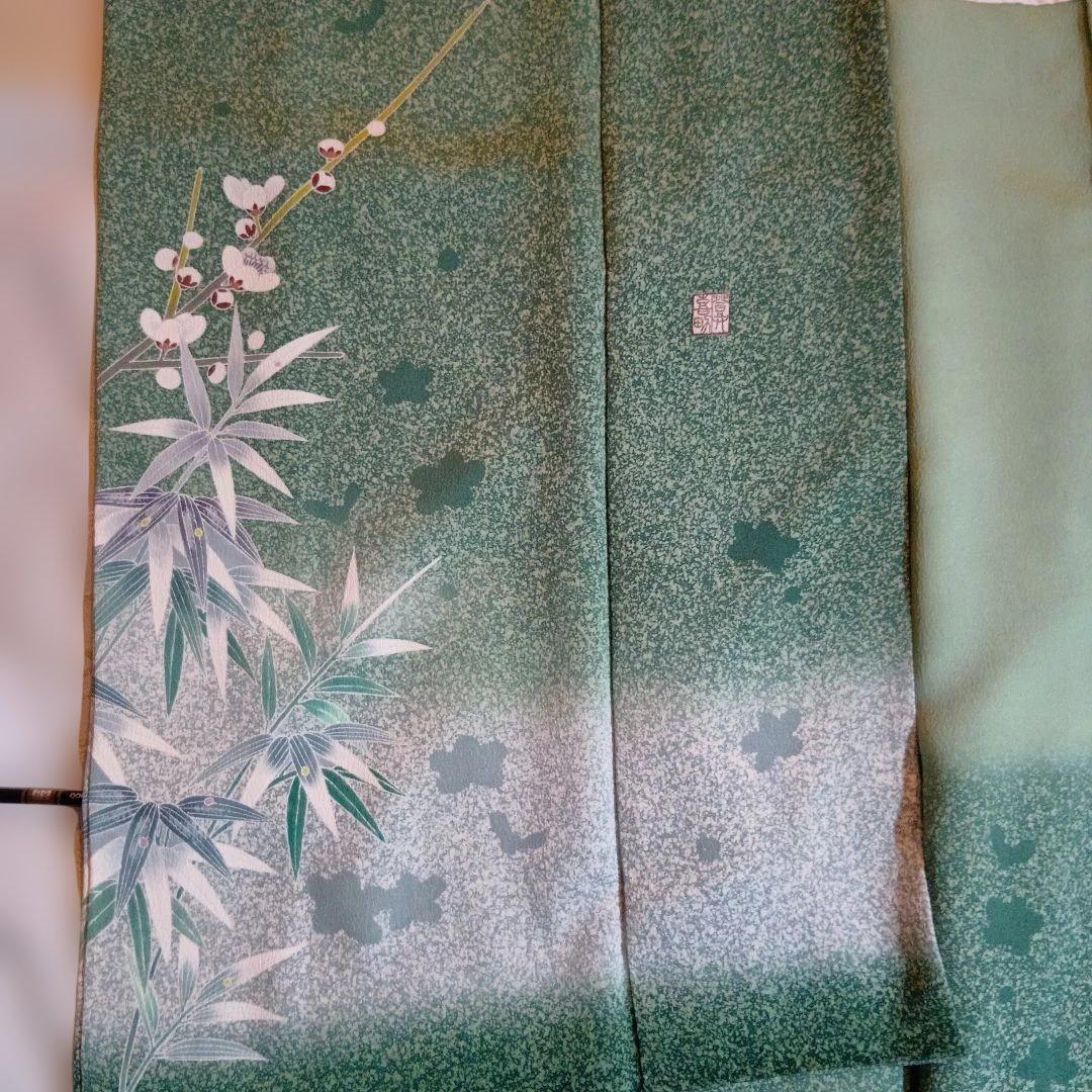 人間国宝　初代羽田登喜男　豪華京友禅　一度のみ使用