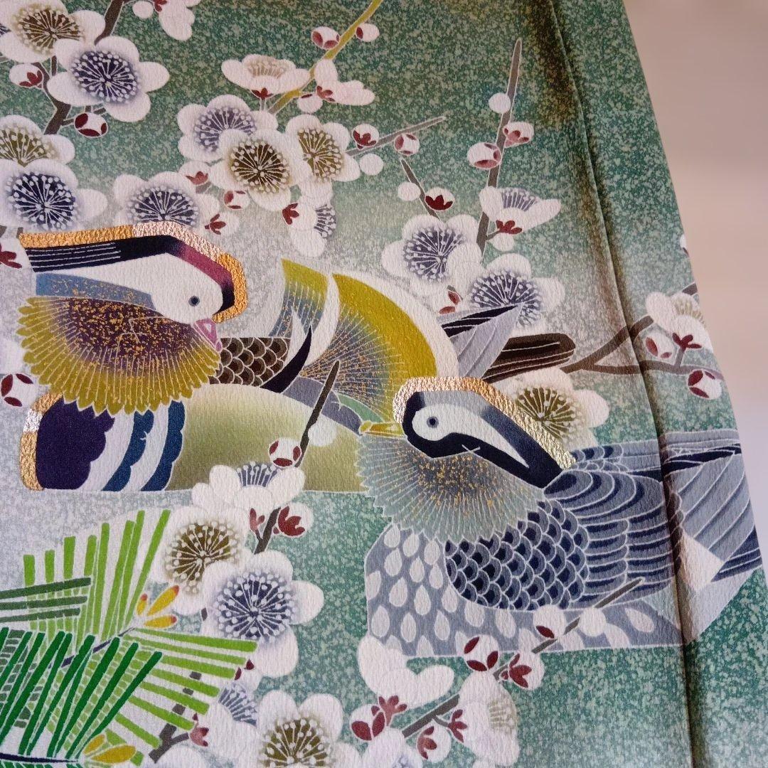 人間国宝　初代羽田登喜男　豪華京友禅　一度のみ使用