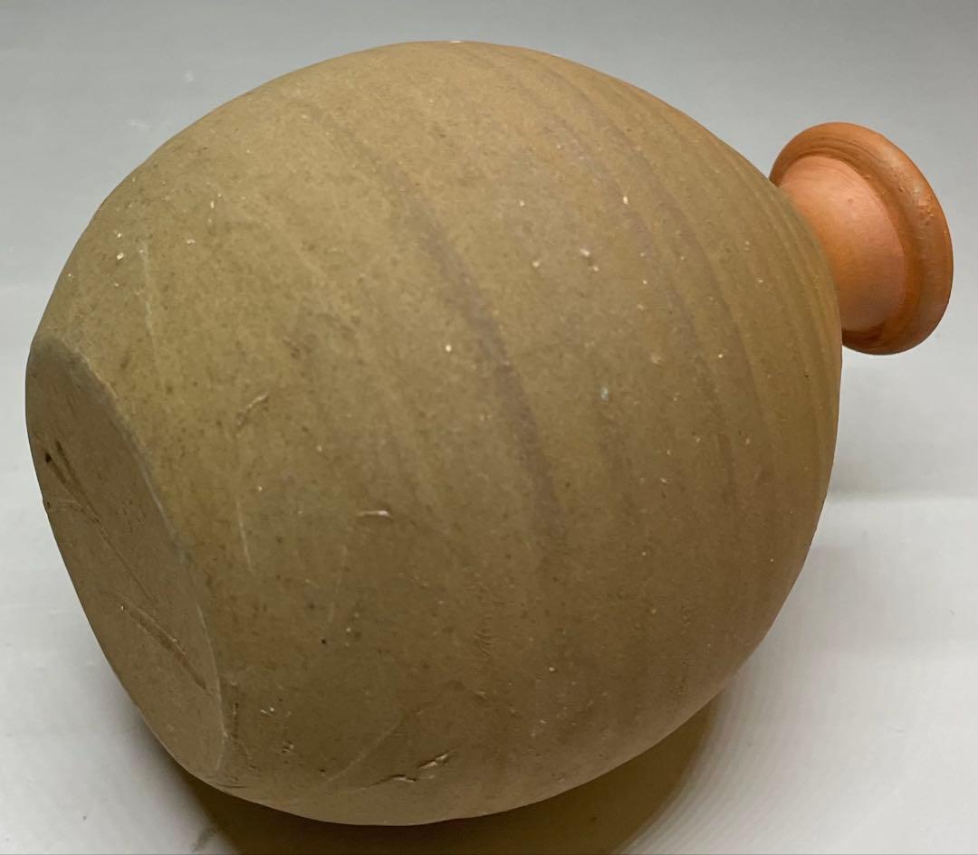 人間国宝　藤原雄　備前徳利　備前焼　共箱　共布　栞　新聞記事　d79