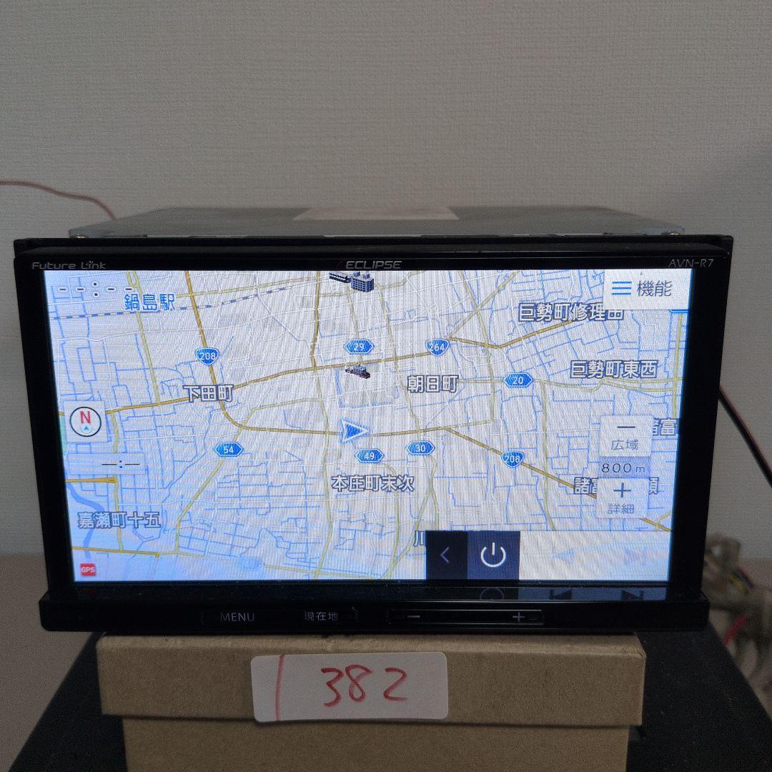 382 動作良好 AVN-R7 イクリプス　地図2016年 Bluetooth