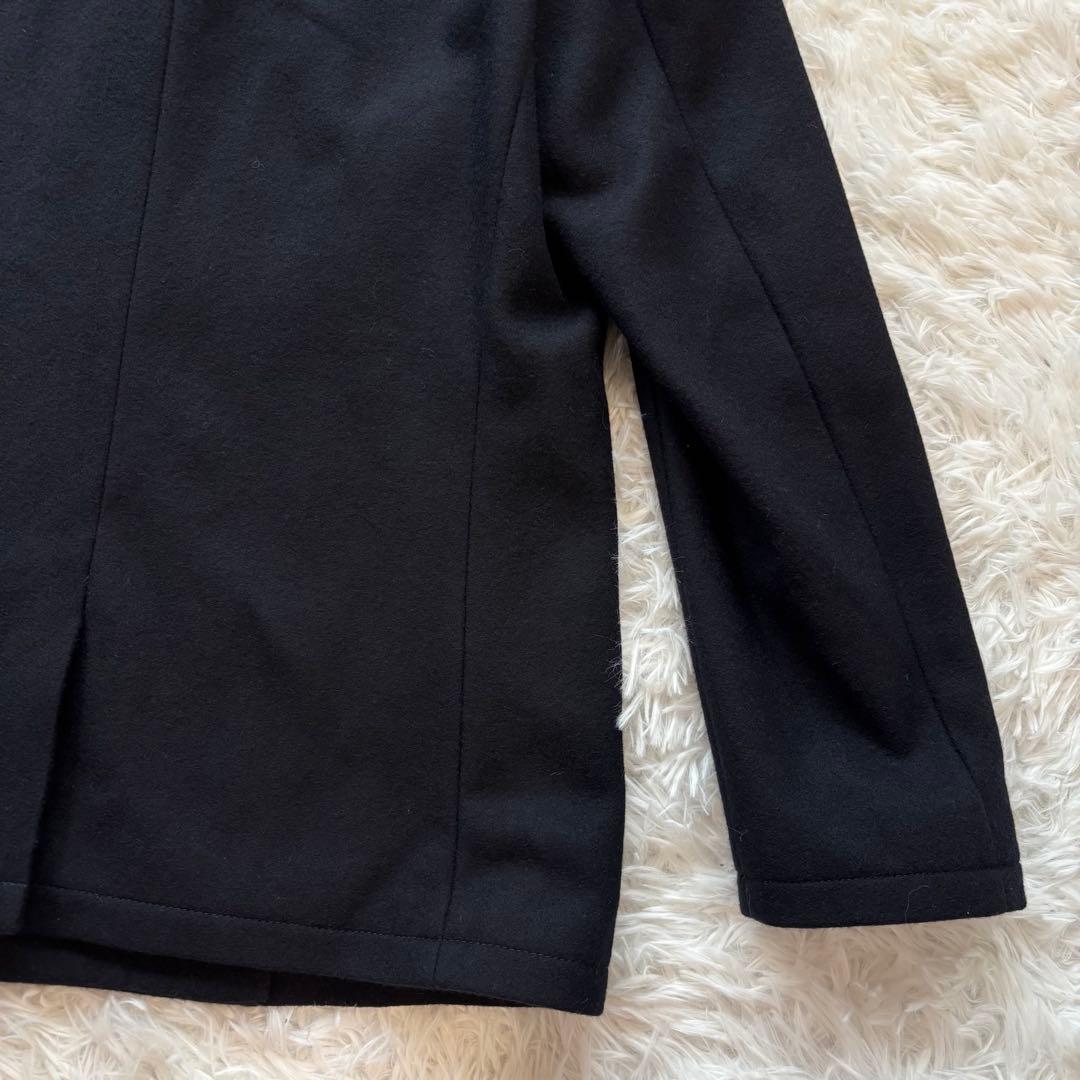 新品タグ付き✨ニューヨーカー　ピーコート　ネイビー【L】ウール　ダブルブレスト