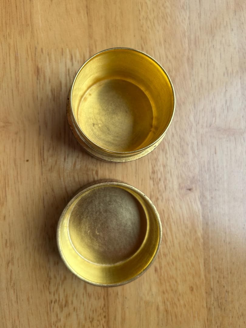 【中次】和巾桑中次（内金箔）　中村宗悦　鵬雲斎好み　鳳雲唐草