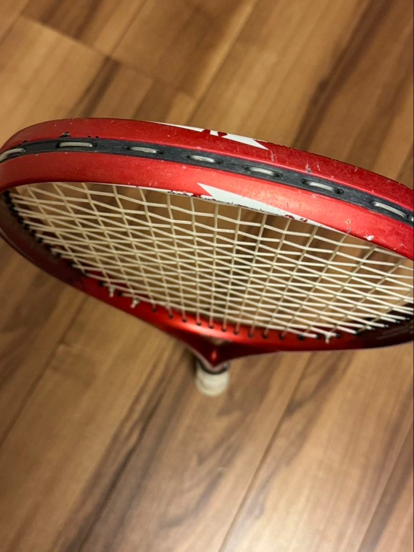レッド テニスラケットボルトレイジ7V(軟式用）