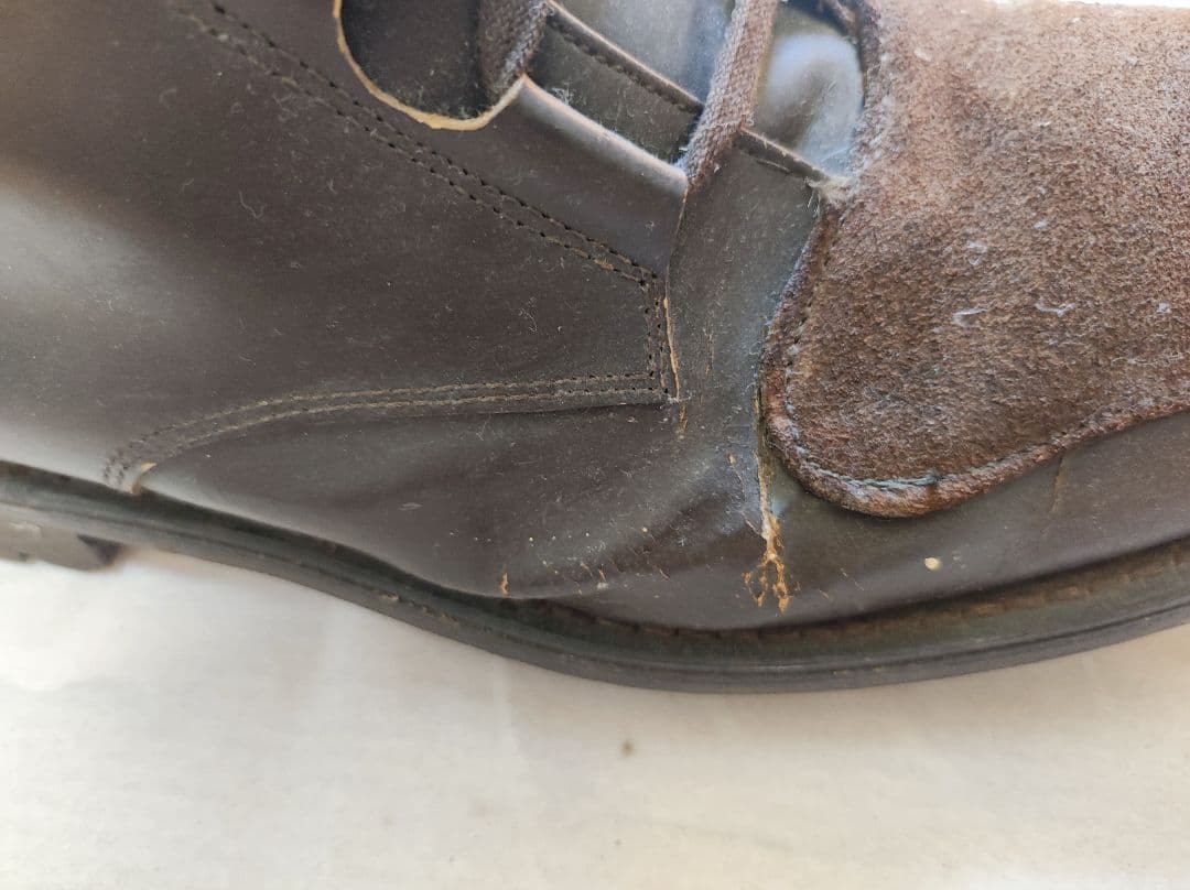 john moore ダークブラウン コンバットブーツ ハイカット