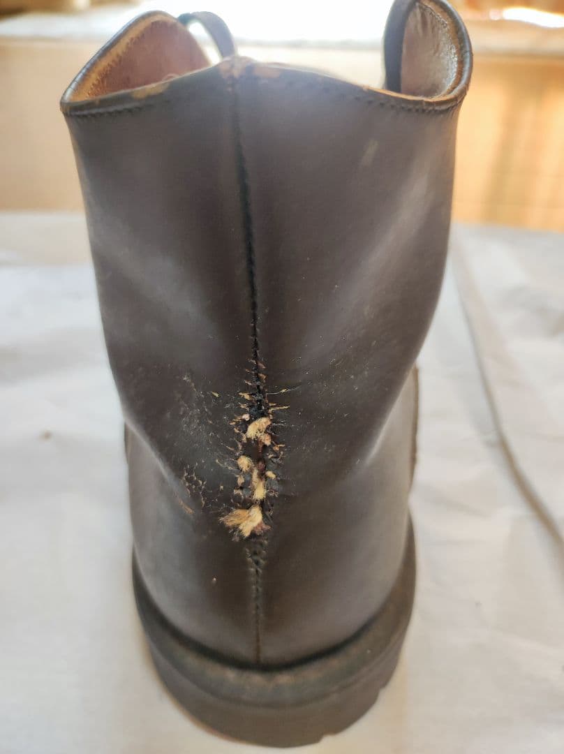 john moore ダークブラウン コンバットブーツ ハイカット