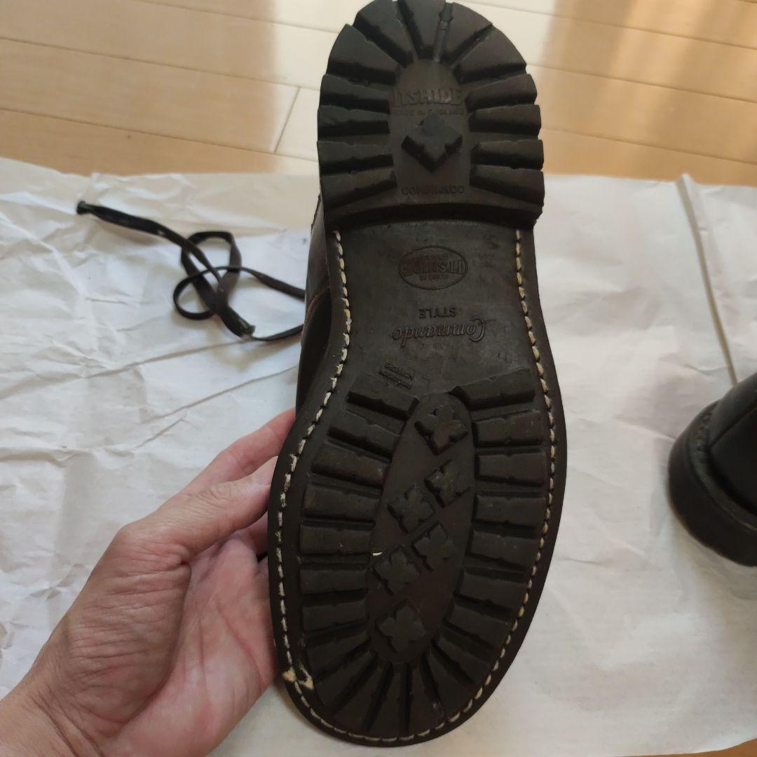 john moore ダークブラウン コンバットブーツ ハイカット