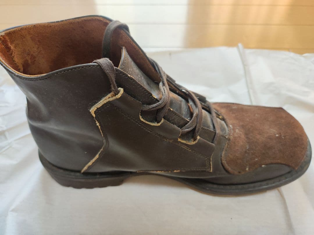 john moore ダークブラウン コンバットブーツ ハイカット