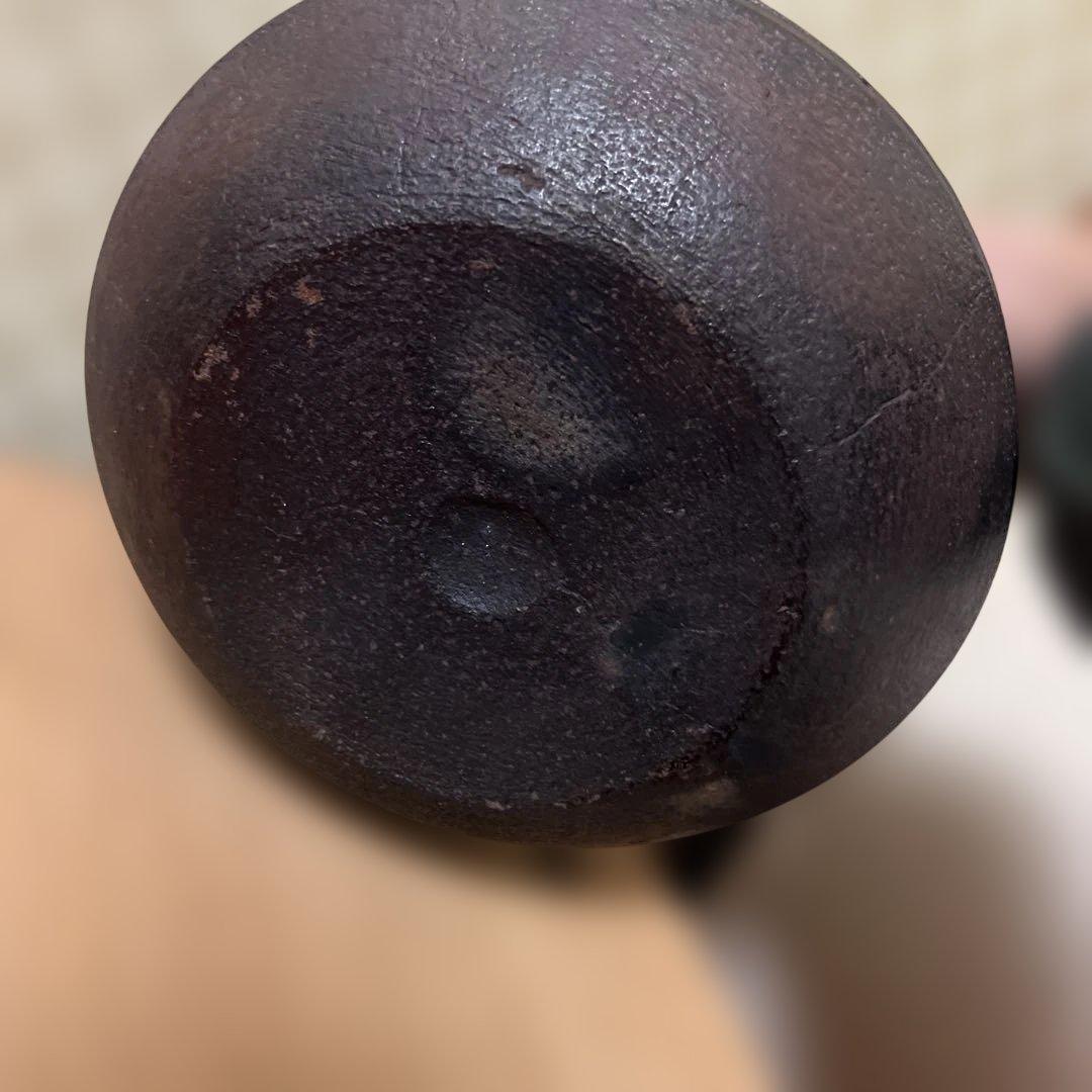 茶道具　釜師　高橋敬典　作　亀甲地紋釜　供箱