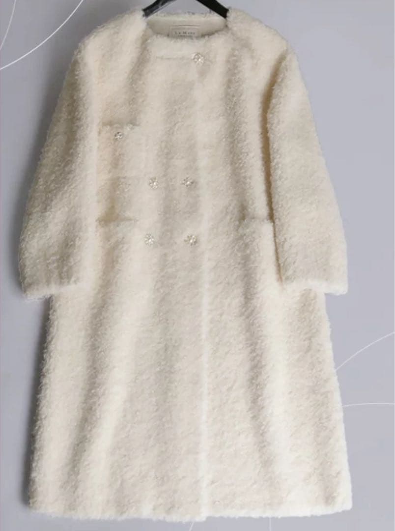 【新品未使用】現行品 STANZA DOLCE ファー風ロングコート