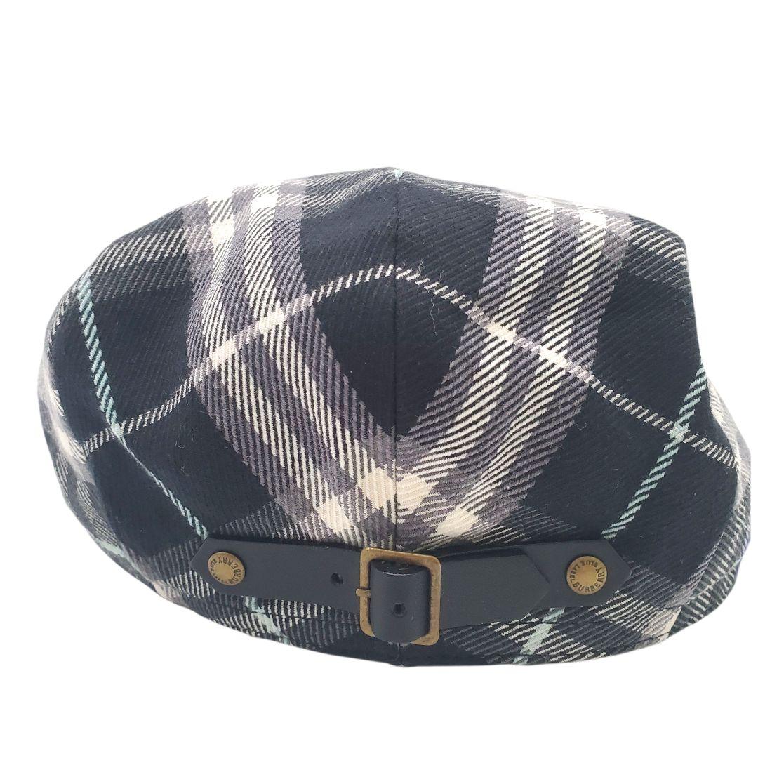 希少 未使用 バーバリーブルーレーベル ハンチング 帽子 ノバチェック タグ付