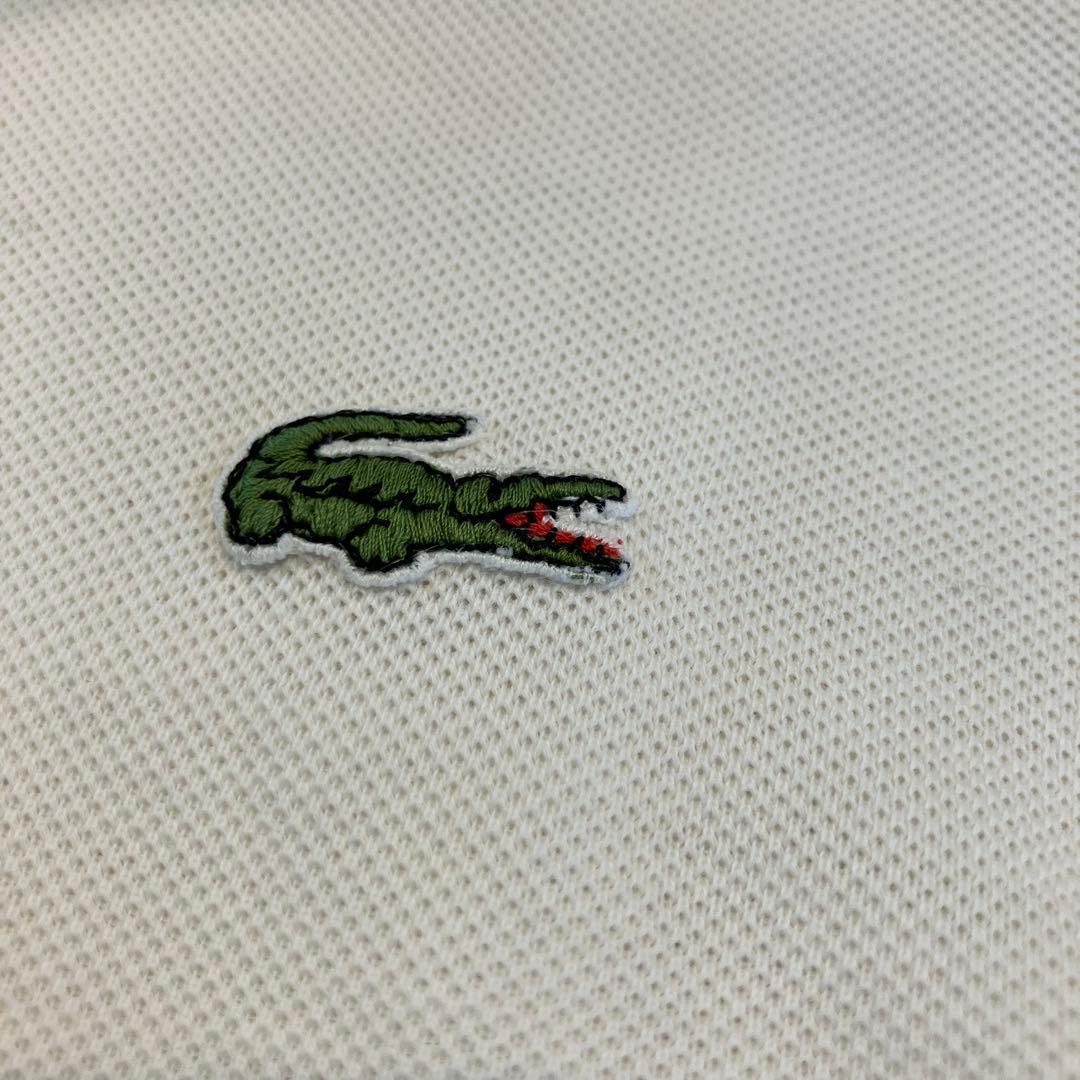 70s フランス製 ビンテージ フレラコ 半袖 ポロシャツ ホワイト サイズ4