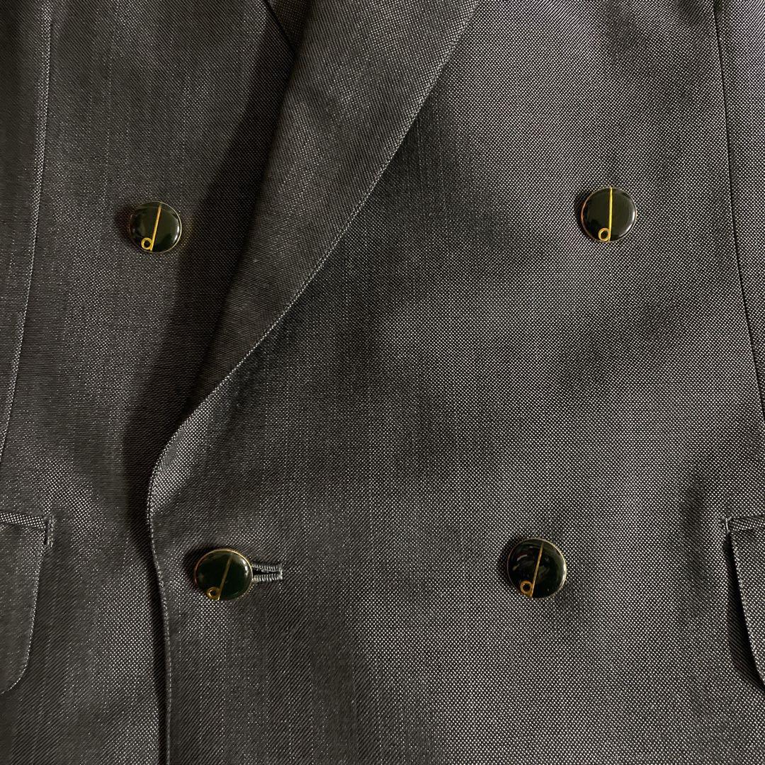 極美品 BALENCIAGAネクタイ England製 極上ウール ダブルスーツ