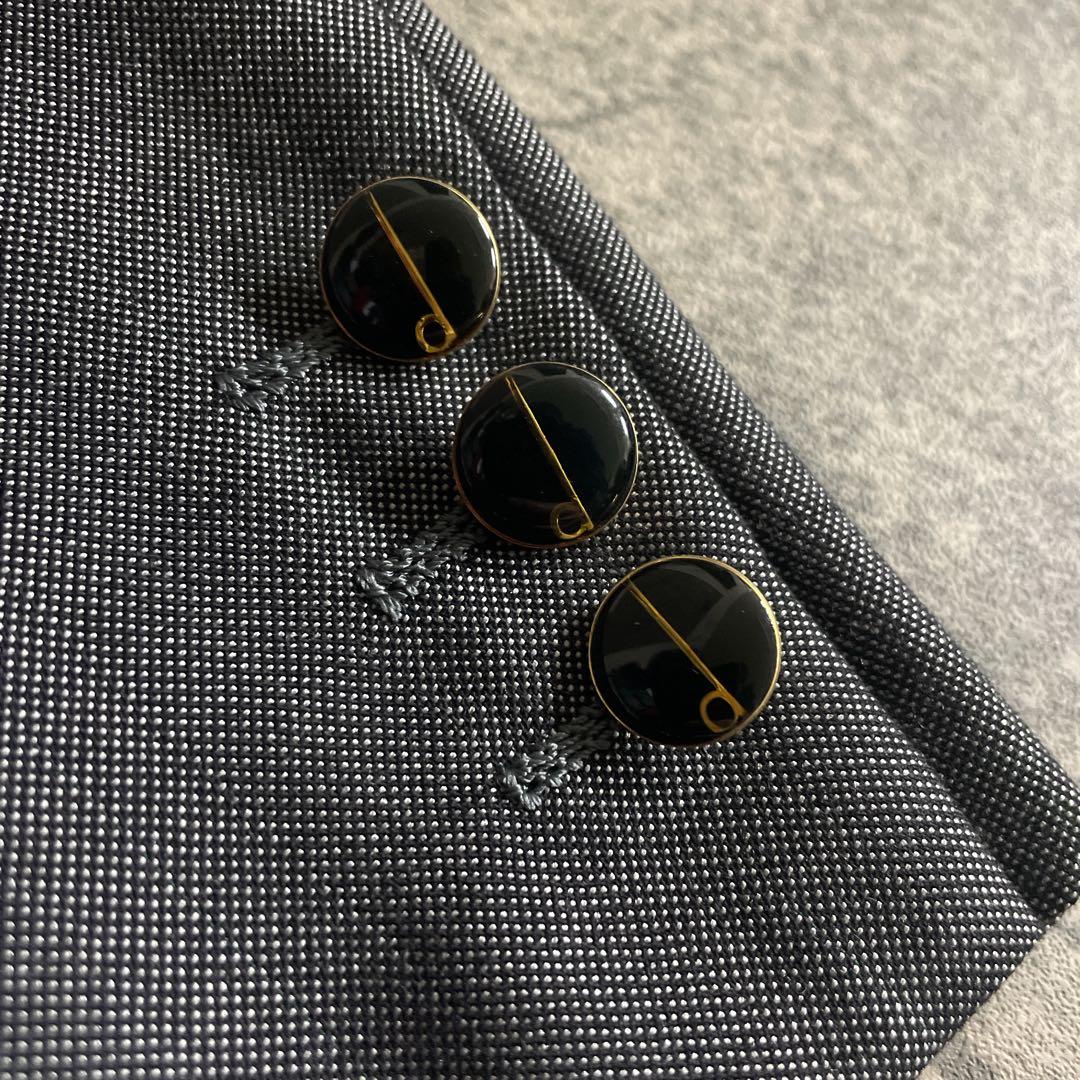 極美品 BALENCIAGAネクタイ England製 極上ウール ダブルスーツ