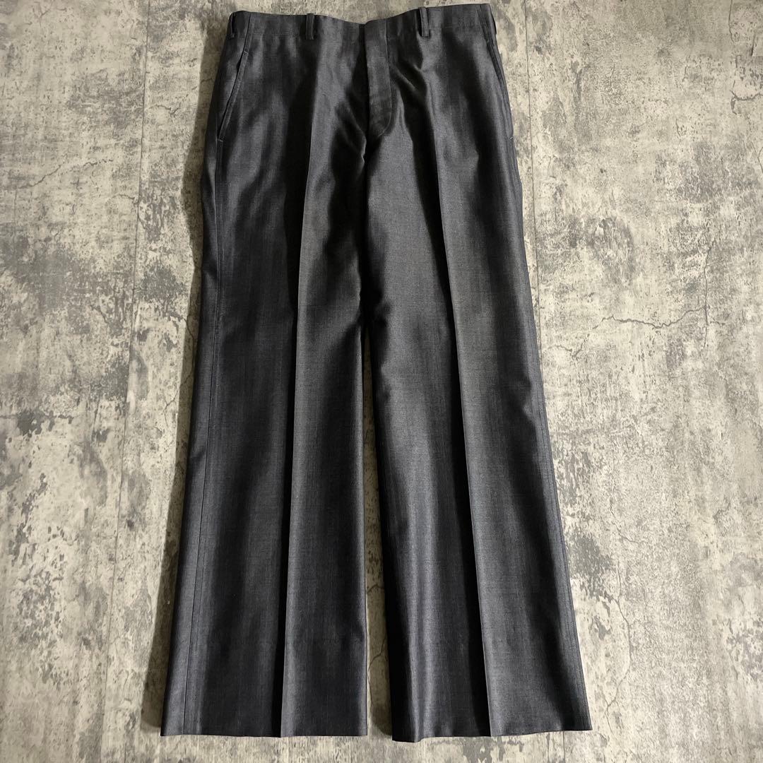 極美品 BALENCIAGAネクタイ England製 極上ウール ダブルスーツ