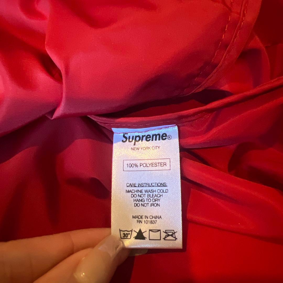 Champion × Supreme ウィンドブレーカー M 赤