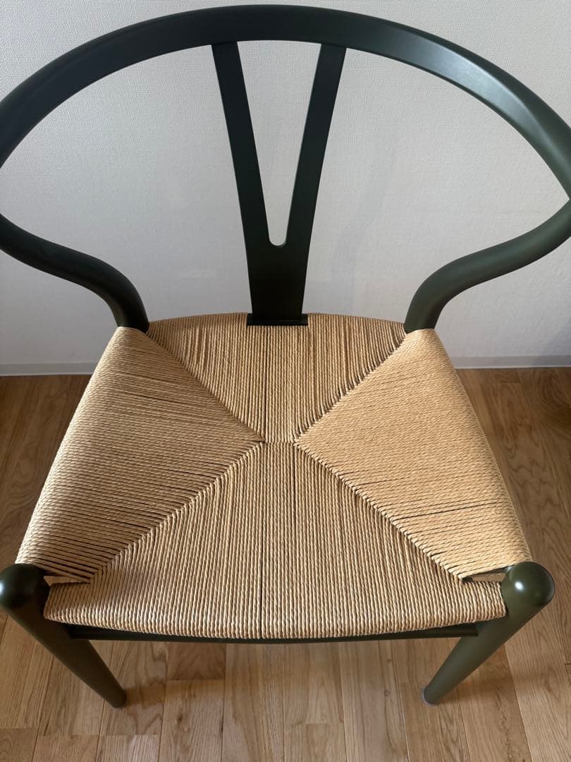 Yチェア ダークグリーン ペーパーコード