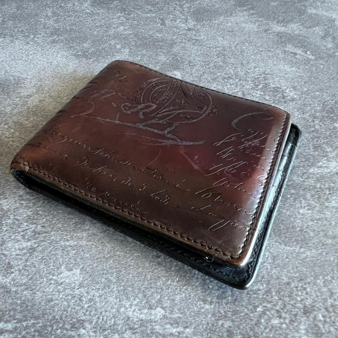 ⭐️Berluti⭐️ベルルッティ マコレ スクリット 二つ折り財布 ヴェネチア