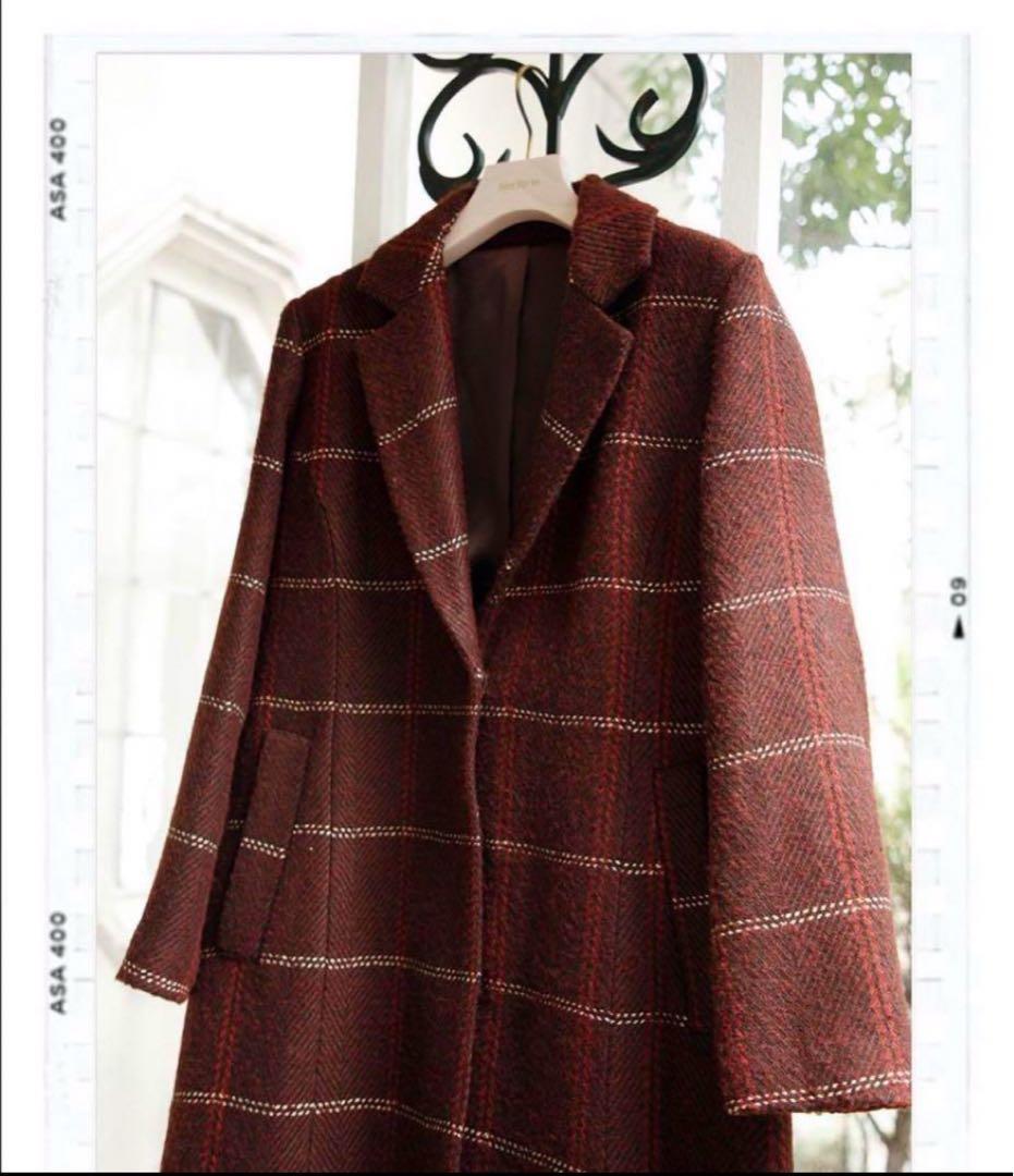 ジャケット・アウター Herringbone Wool-Blend Chester Coat