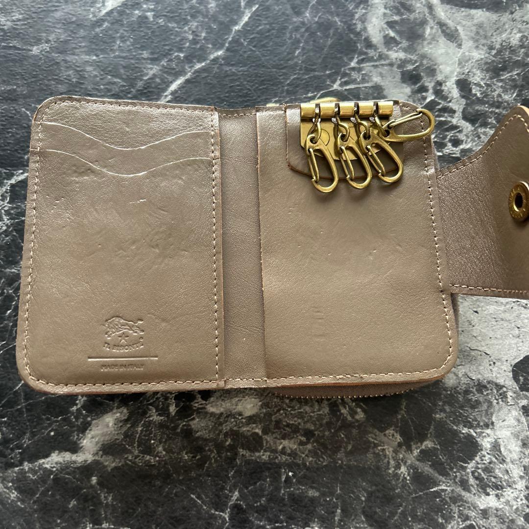 IL BISONTE レザーキーケース カードケース ミニ財布