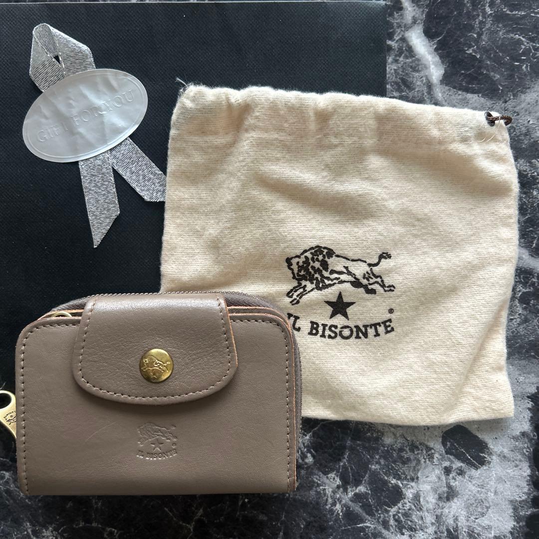 IL BISONTE レザーキーケース カードケース ミニ財布