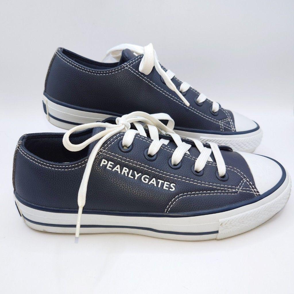 美品 パーリーゲイツ コンバース スパイクレス ゴルフシューズ 22.5