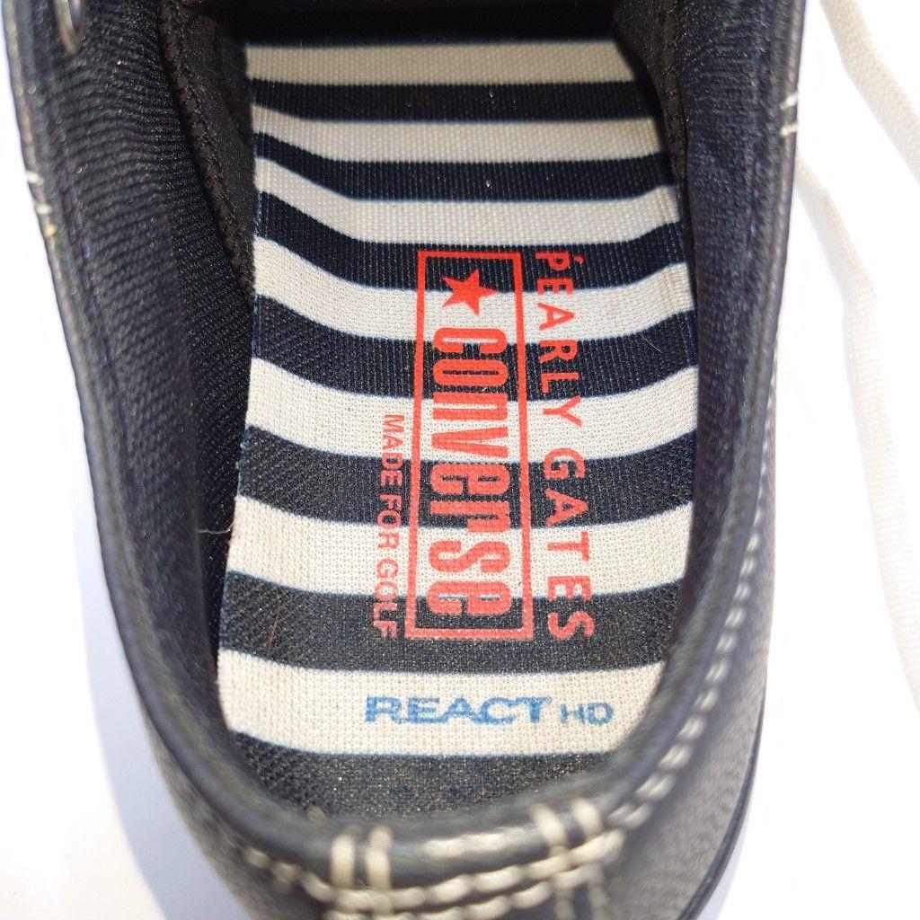 美品 パーリーゲイツ コンバース スパイクレス ゴルフシューズ 22.5