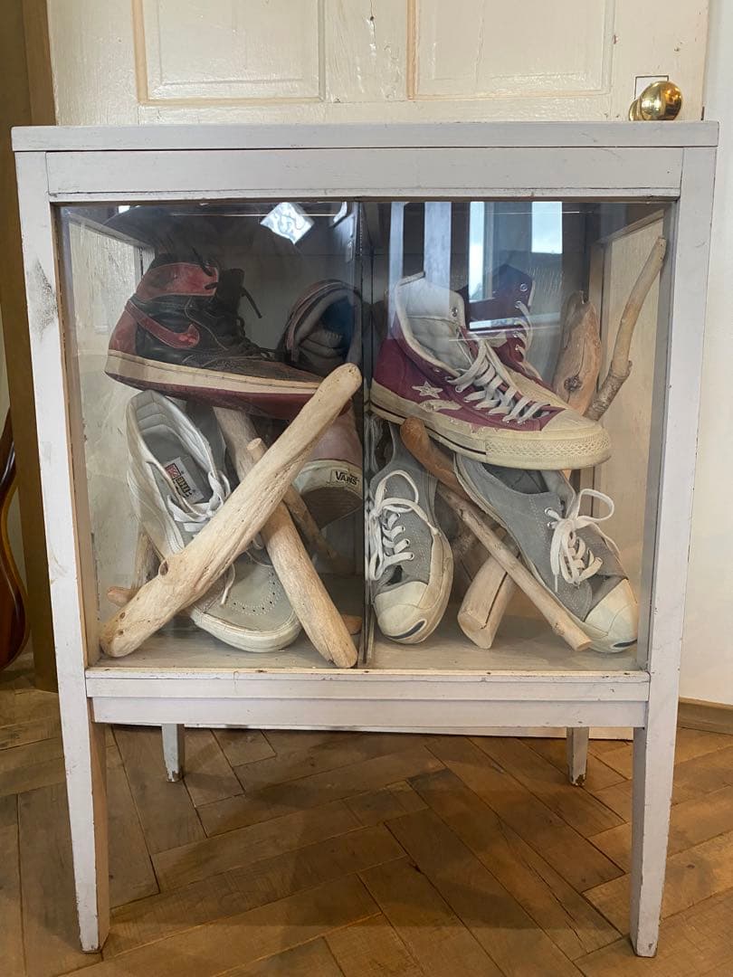 う*ぎ様 NIKE VANS converse vintage 4足入り靴収納キ