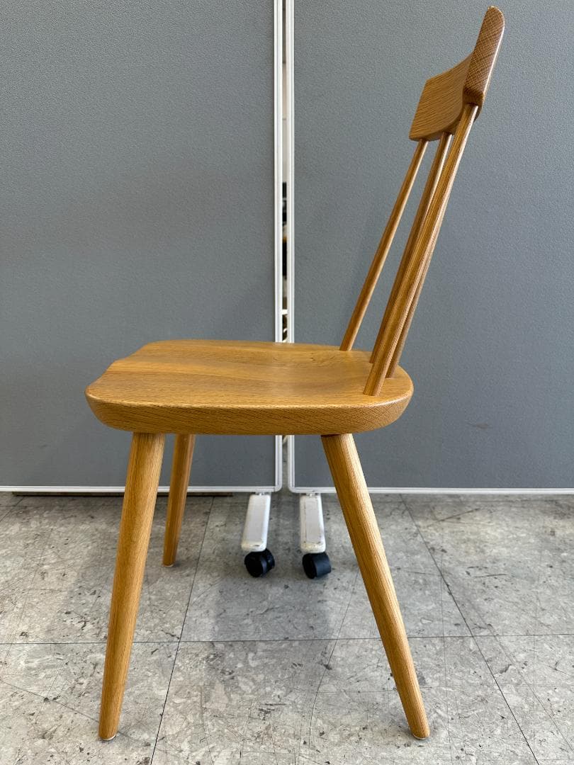 飛騨産業　ダイニングチェア　TUGUMI　ブラウン　③