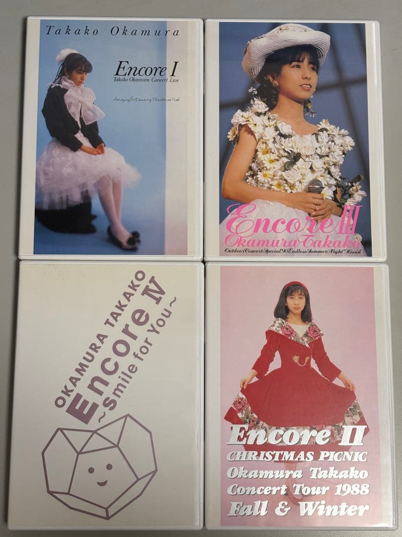 岡村孝子さん　DVD 8枚セット