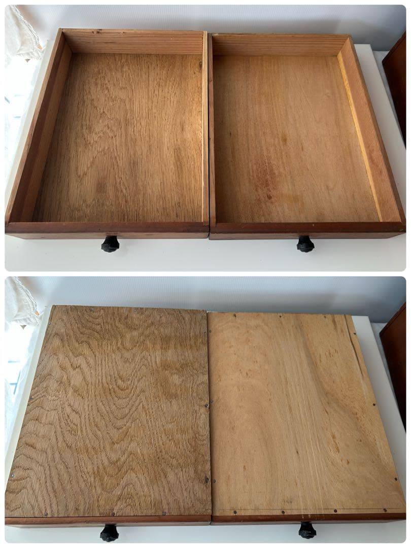 古道具　5杯抽斗　小引き出し　ヴィンテージ　アンティーク　ドロアー　昭和レトロ