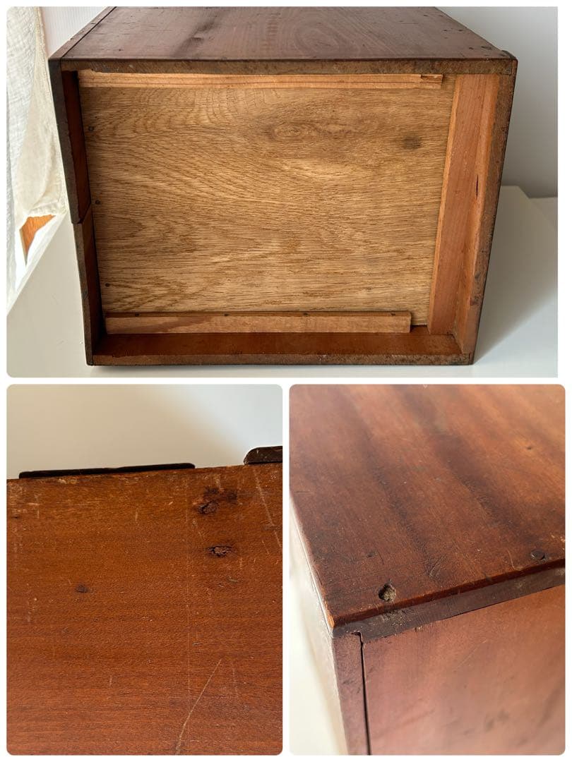 古道具　5杯抽斗　小引き出し　ヴィンテージ　アンティーク　ドロアー　昭和レトロ