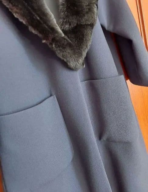 ★mochigome様★J & MDAVIDSON ダークブルー ロングコート