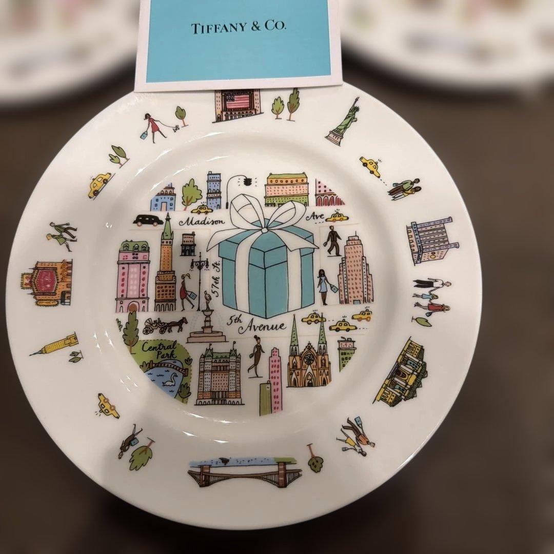 Tiffany & Co. 5th アニバーサリーニューヨーク皿 3枚セット
