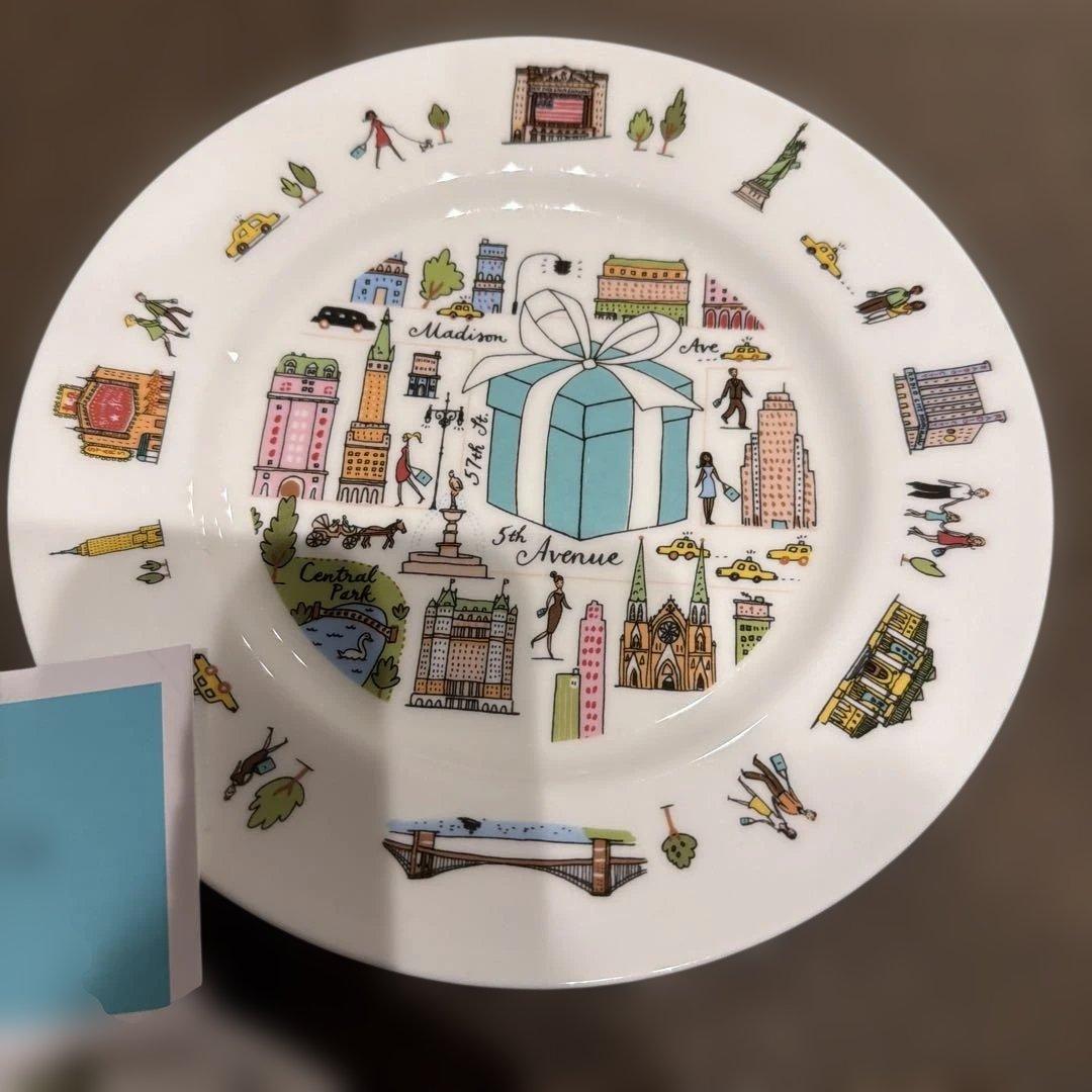 Tiffany & Co. 5th アニバーサリーニューヨーク皿 3枚セット