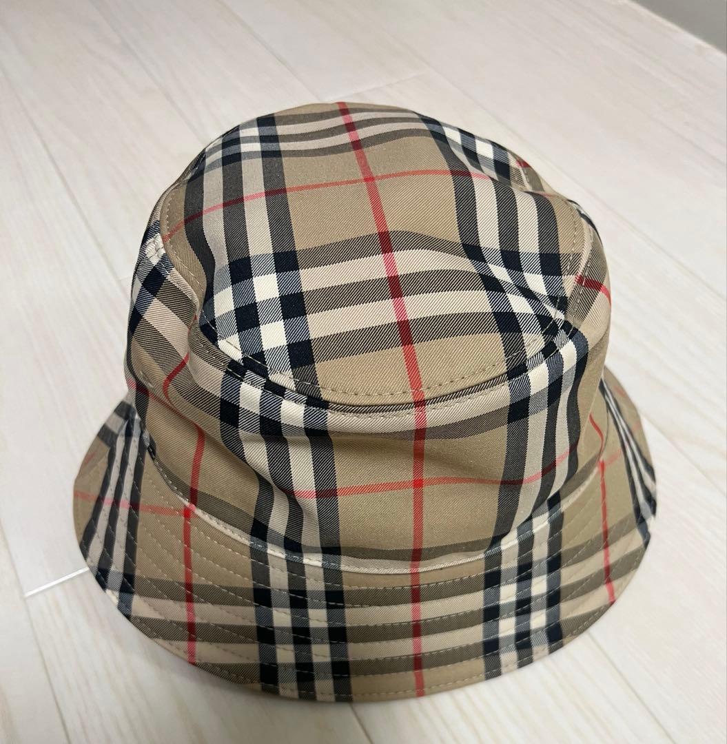 【売り切り希望】BURBERRY チェック柄 バケットハット Mサイズ
