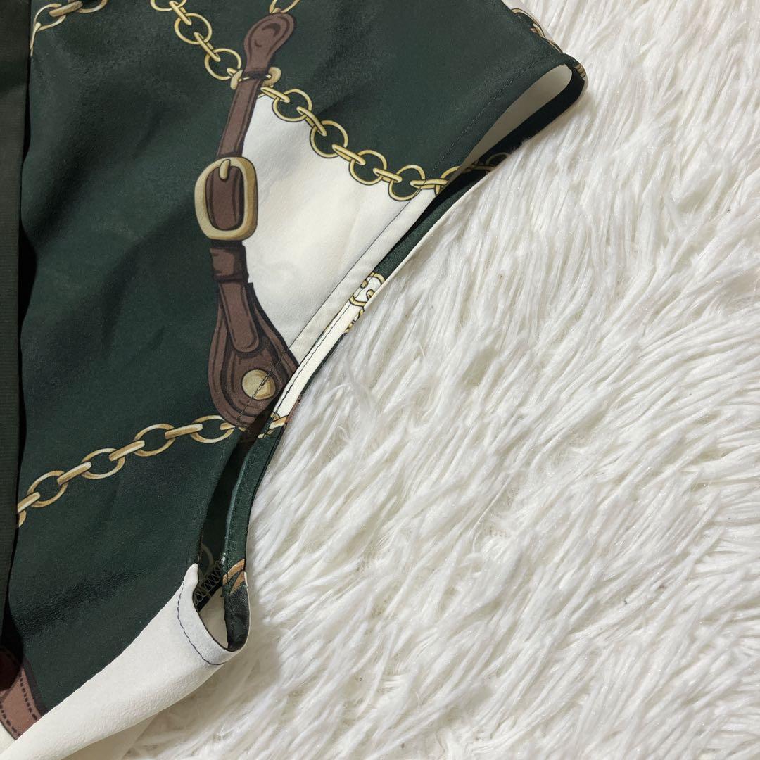 【R X】PINKY&DIANNE スカーフプリントワンピース 38