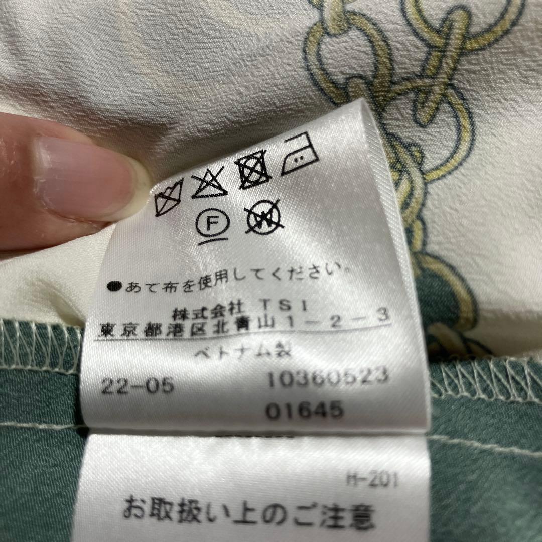 【R X】PINKY&DIANNE スカーフプリントワンピース 38