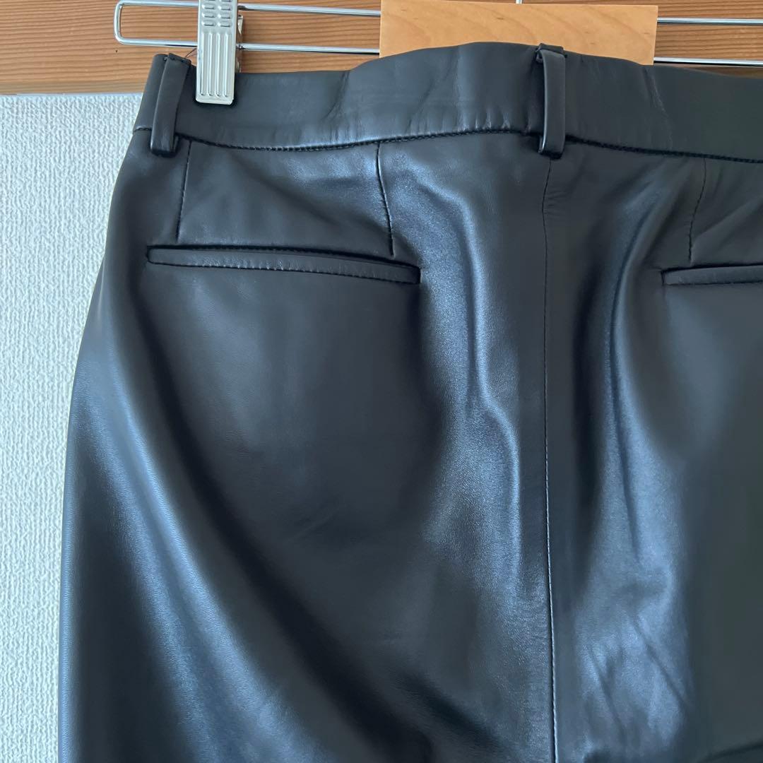 y*a様 定価14万　ほぼ新品　REVERBERATE 30 レザーパンツ　レシ