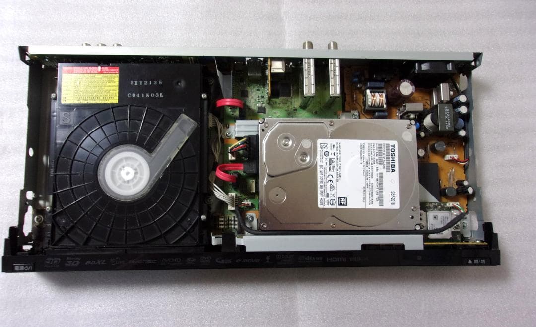 動作品（3TB増量換装)パナソニックブルーレイレコーダー DMR-BZT710