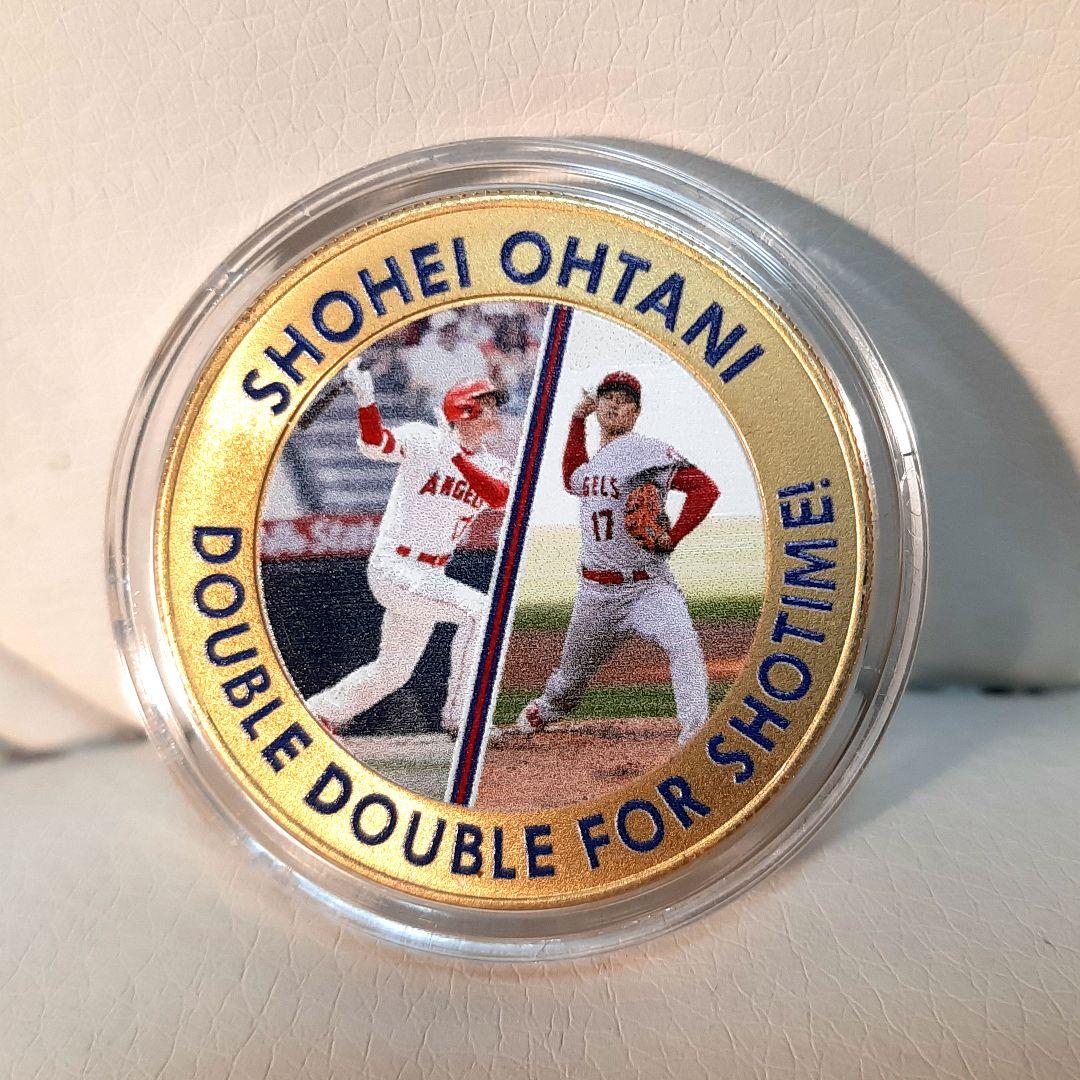 【シリアル№111】大谷翔平・2桁勝利2桁本塁打記念・ゴールド／良番メダル