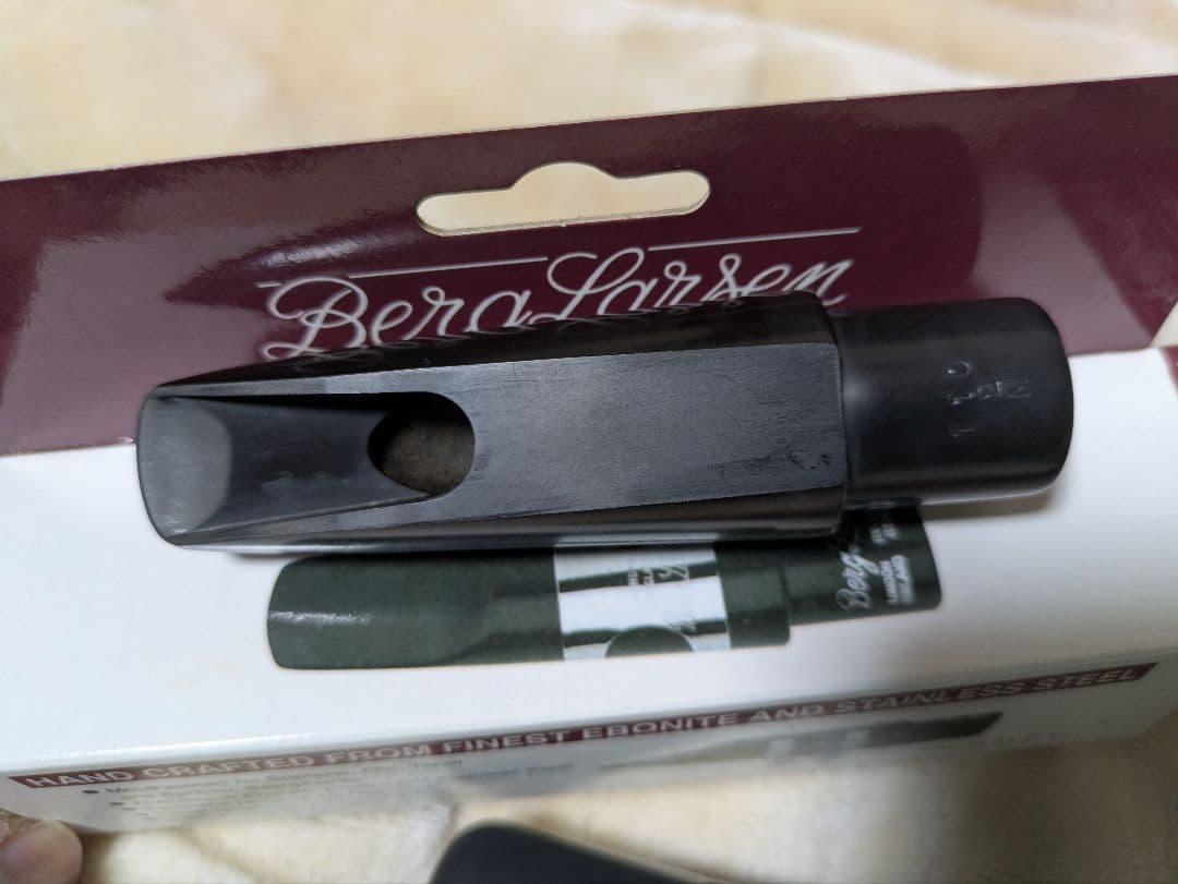 ベルグラーセン　ラバー　テナーサックスマウスピース　110/2M　リフェイス済み