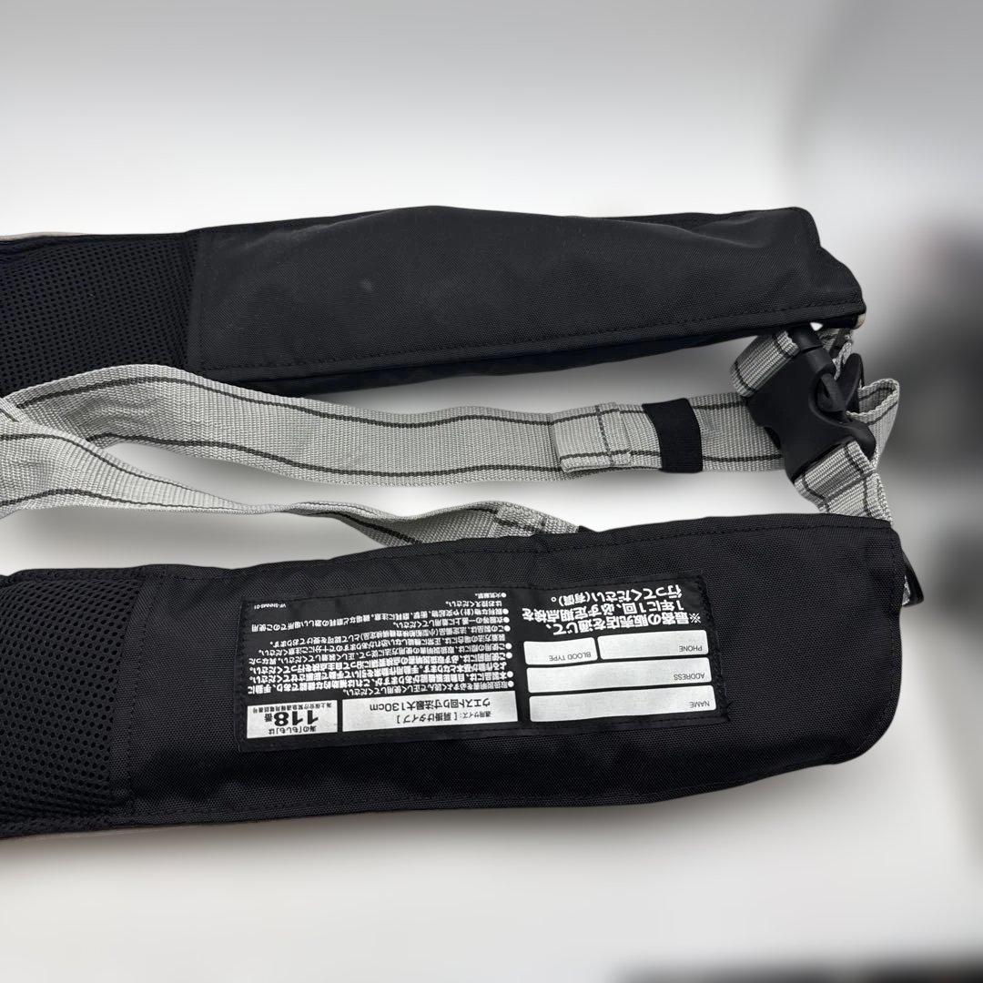 SHIMANO PULL 自動膨張式ライフジャケット 黒　n15