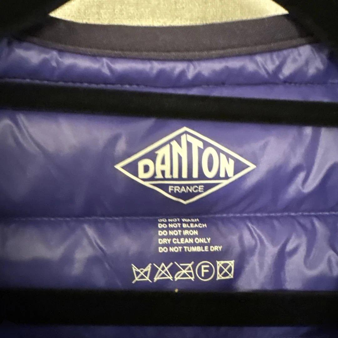 【値引き】DANTON（ダントン） ネイビーダウンベスト