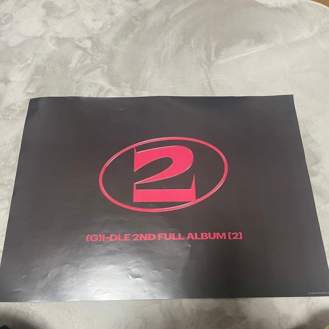 G-IDLE2ndFullAlbum2 全員直筆サイン入りポスター 15枚限定品