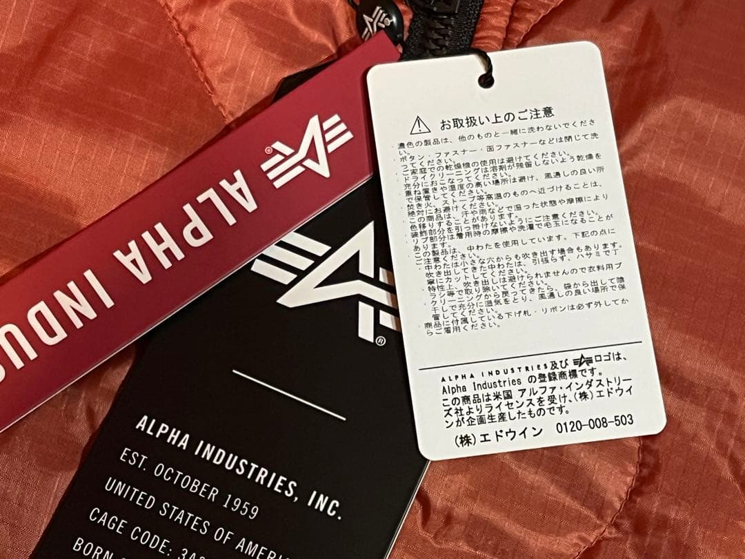 ⭐︎新品⭐︎ ALPHA INDUSTRIES MA-1ジャケット M TA1597