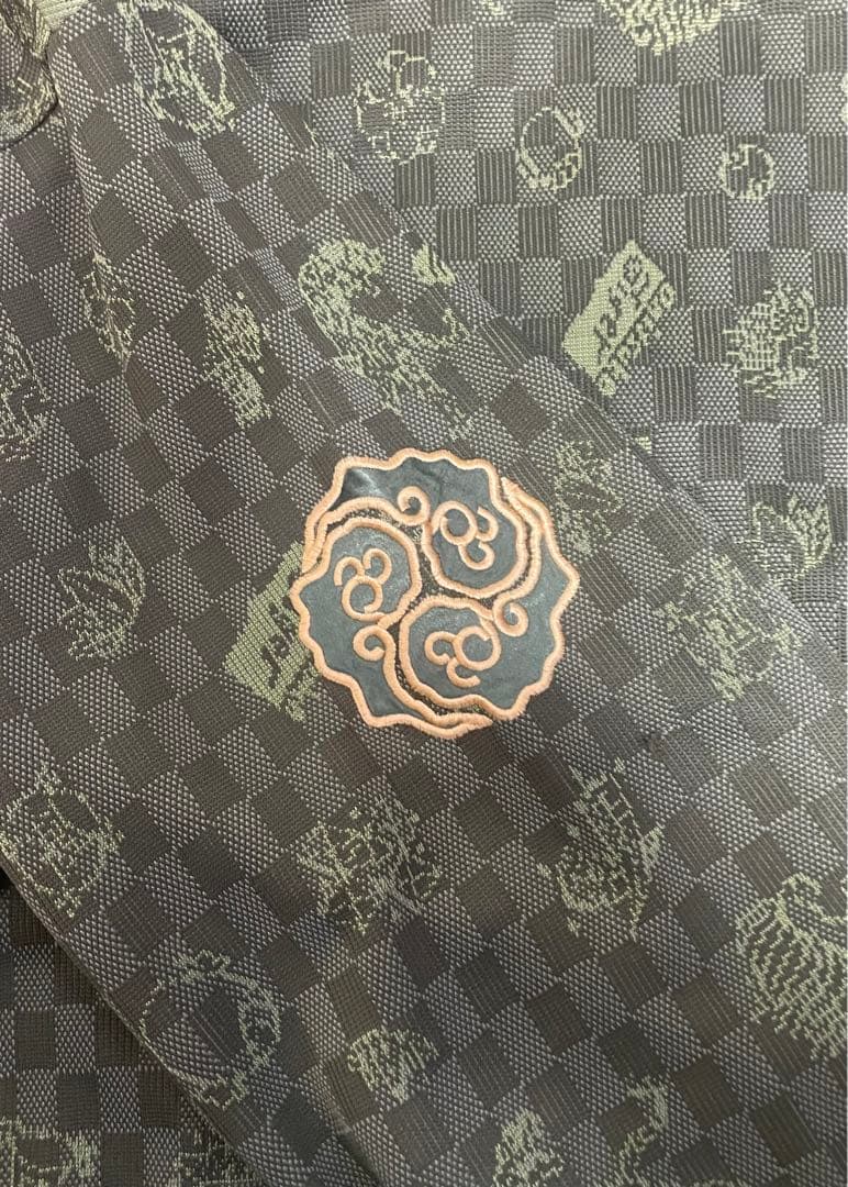 90s Onitsuka Tiger トラックジャケット　レーヨン混　総柄