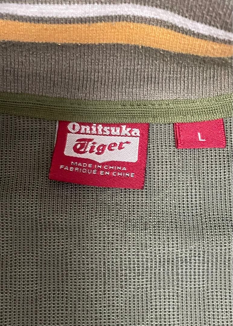 90s Onitsuka Tiger トラックジャケット　レーヨン混　総柄